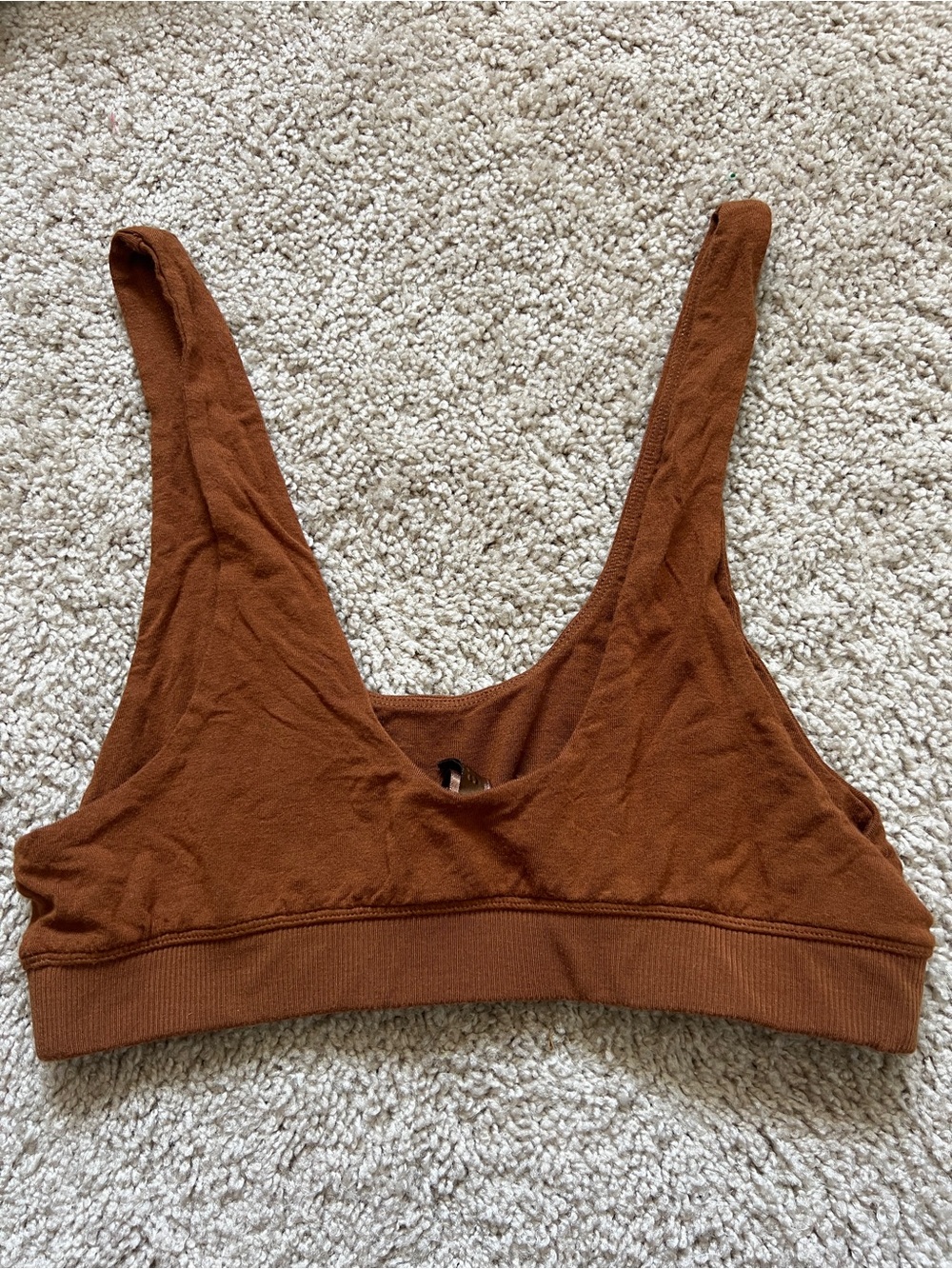 Skims sleep bralette bra in copper brown - Picture 2 of 3